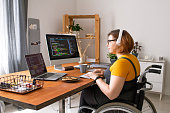 Disabled coder working from home