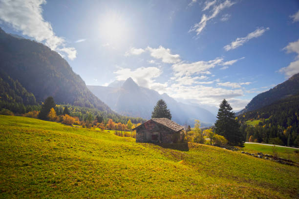 istock Sharp peaks of the autumn Alps 1227631984