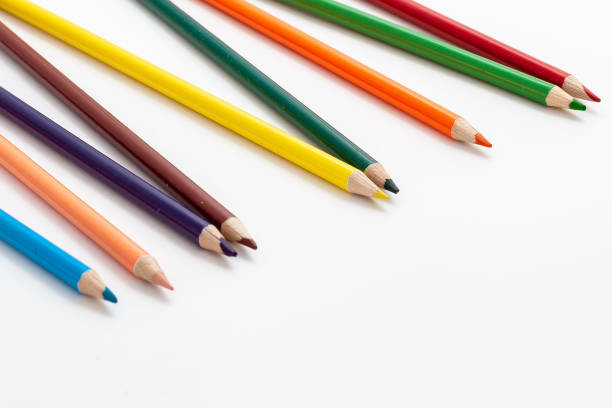 istock color pencils on isolated white background 1227632382
