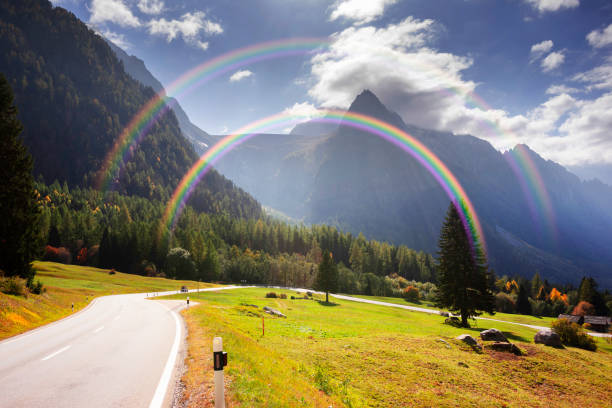 istock Sharp peaks of the autumn Alps 1227633232