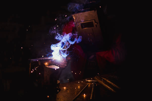 istock The welder works in his workshop 1227637573