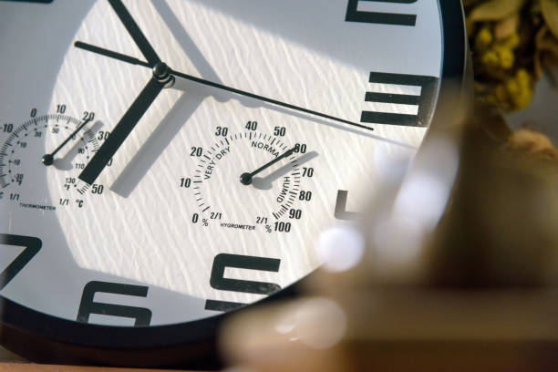 istock clock with built in humidity gauge 1227637757