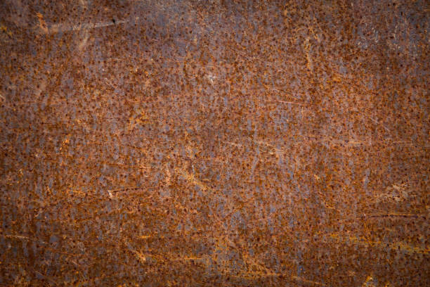 istock Rusted steel as texture and background. 1227638840