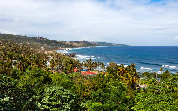 istock Caribbean view - Bathsheba, Barbados 1227644383