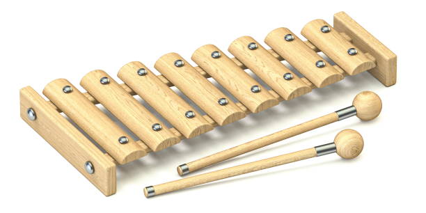 istock Wooden xylophone 3D 1227647358