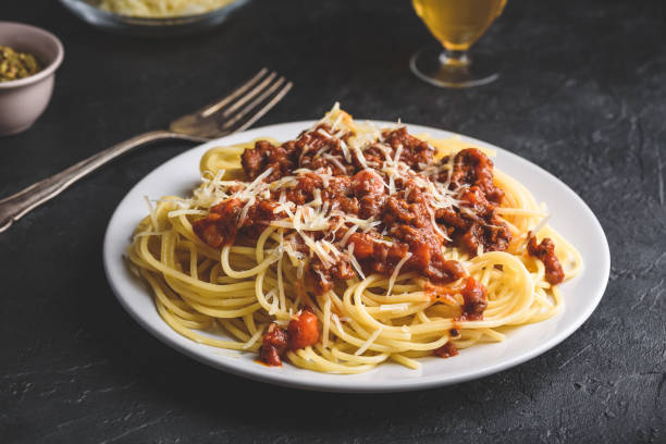 istock Spaghetti with bolognese sauce 1227648761