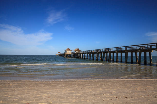 istock Empty Naples Pier after it was closed off due to the Covid 19 virus 1227666116
