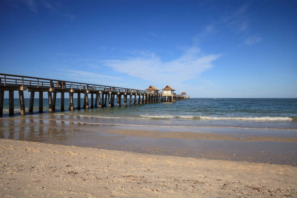 istock Empty Naples Pier after it was closed off due to the Covid 19 virus 1227669183