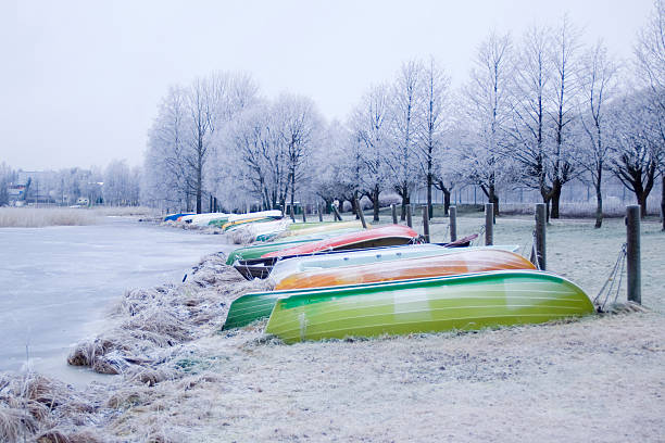 Rowing Boats stock photo