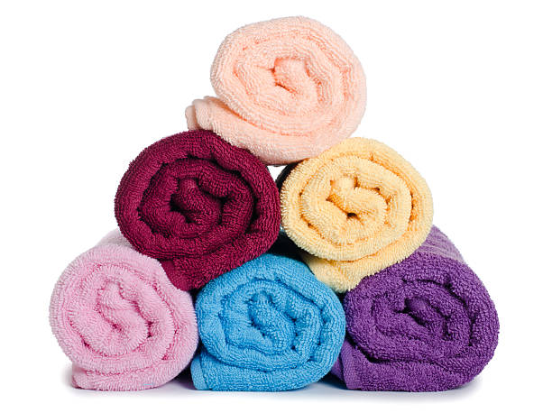 istock The combined colour towels 122771964