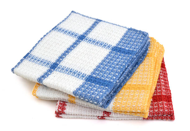 istock colorful  linen kitchen towels on a white background 1227787079