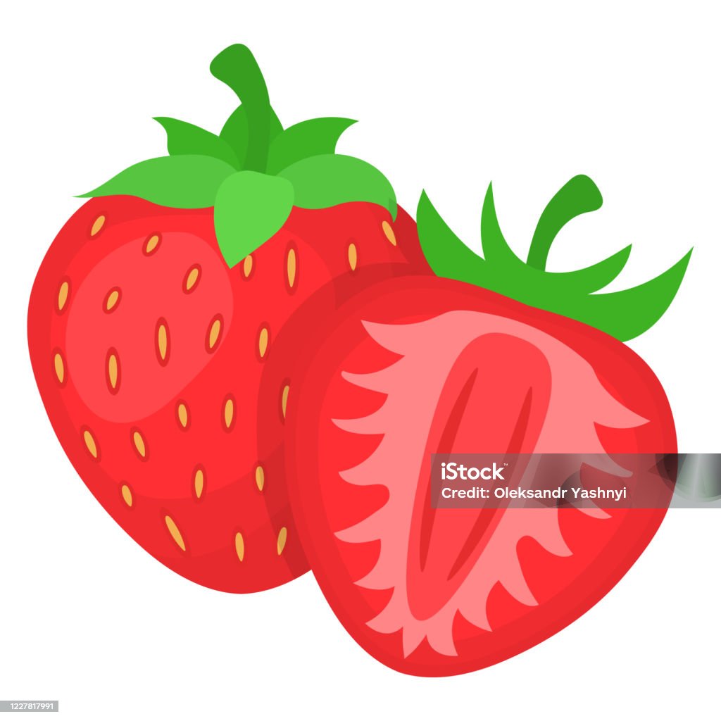 Ilustración de Fresa Exótica Fresca Y Medio Cortada Aislada Sobre Fondo Blanco Frutas De Verano Para Un Estilo De Vida Saludable Fruta Orgánica Estilo De Dibujos Animados Ilustración Vectorial Para Cualquier Diseño Ilustración de Fresa Exótica Fresca Y Medio Cortada Aislada Sobre Fondo Blanco Frutas De Verano Para Un Estilo De Vida Saludable Fruta Orgánica Estilo De Dibujos Animados Ilustración Vectorial Para Cualquier Diseño