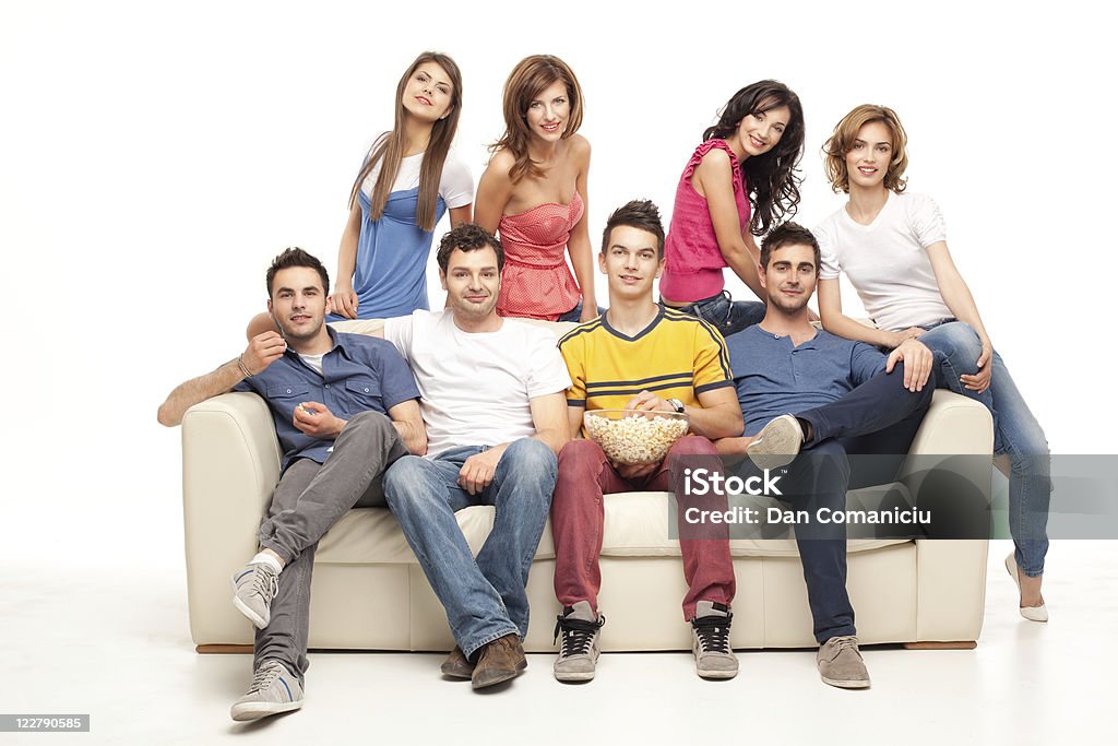 leisure movie  Sofa Stock Photo