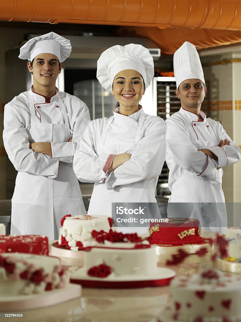 trio de chef - Foto de stock de Adulto royalty-free