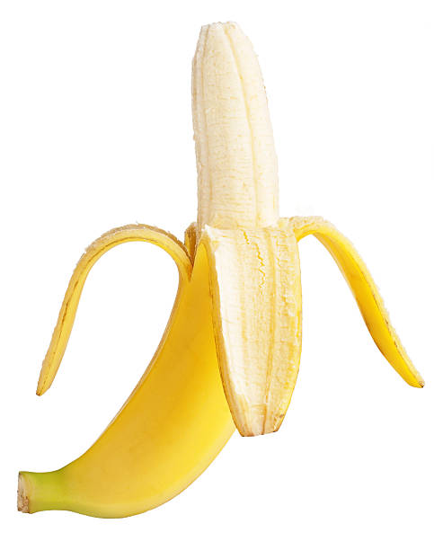 istock Ripe banana on white background 122815810