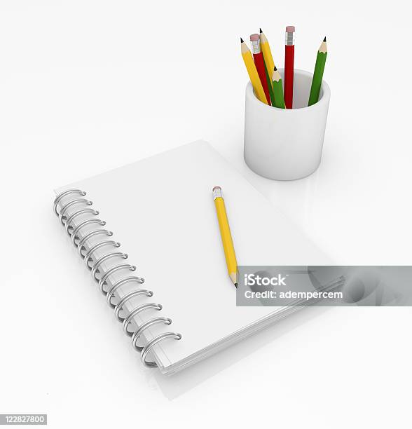 Material De Escritório - Fotografias de stock e mais imagens de Aberto - Aberto, Agenda Pessoal, Bloco Espiral