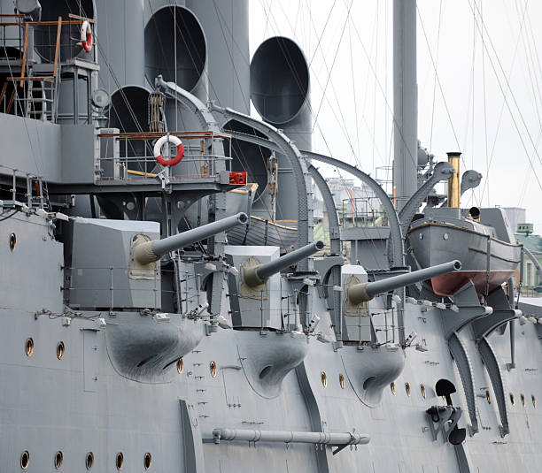 istock Guns, Cruiser Aurora, St Petersburg 122835266