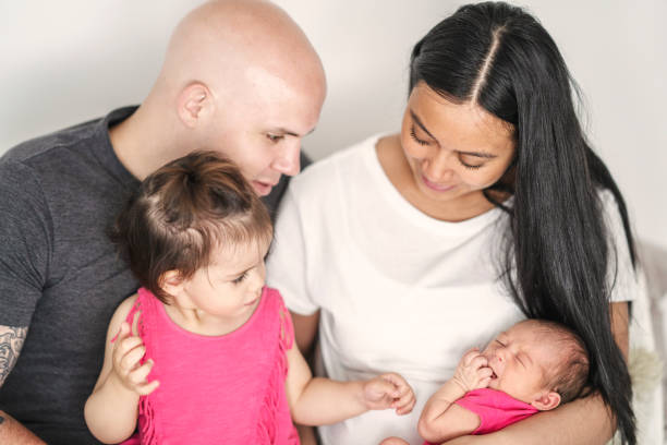 istock Beautiful mixed race family 1228579763