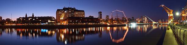 istock Buenos Aires Skyline by Puerto Madero at Night 122878324