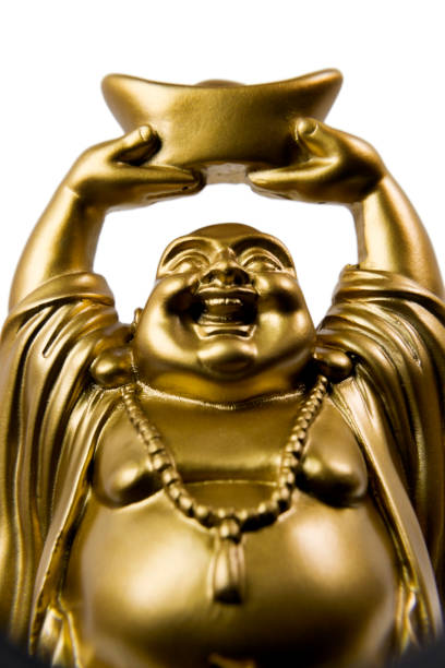 istock Gold Prosperity Buddha Maitreya 122882957