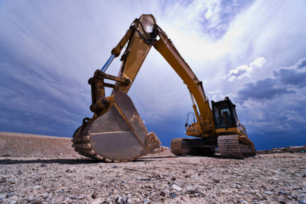 istock Heavy Equipment Hydraulic Excavator 122885980