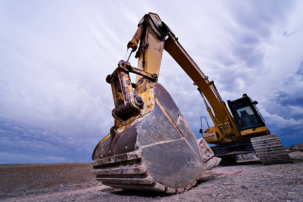istock Heavy Equipment Hydraulic Excavator 122886013