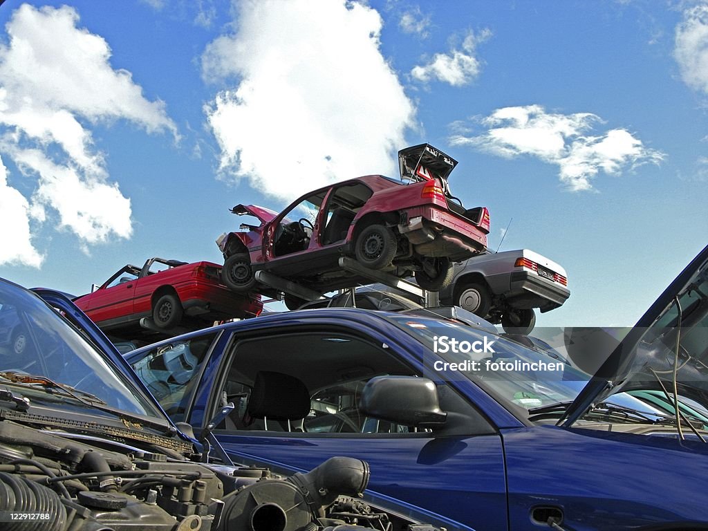 Auto-recycling - Lizenzfrei Abfallwirtschaft Stock-Foto