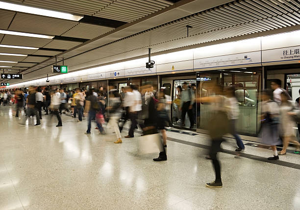 istock Busy subway station in Hong Kong 122925850