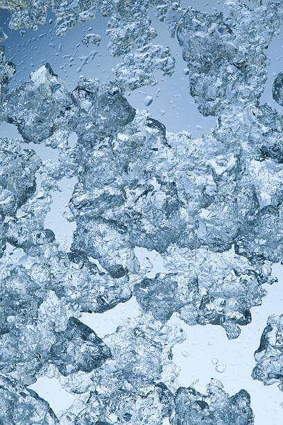 Ice abstract background stock photo