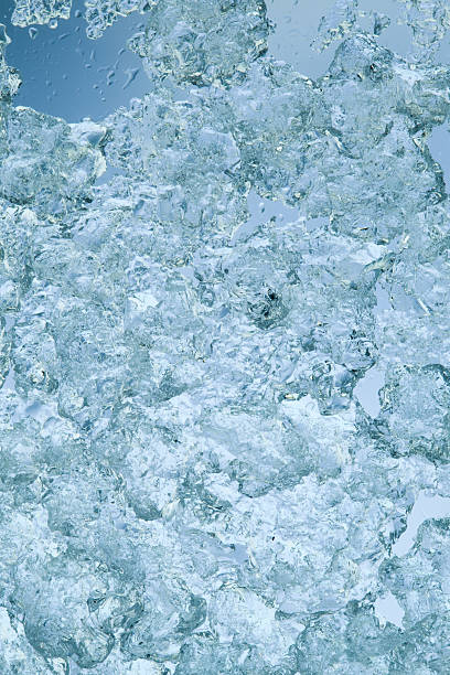 Ice abstract background stock photo