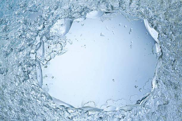 Ice background stock photo