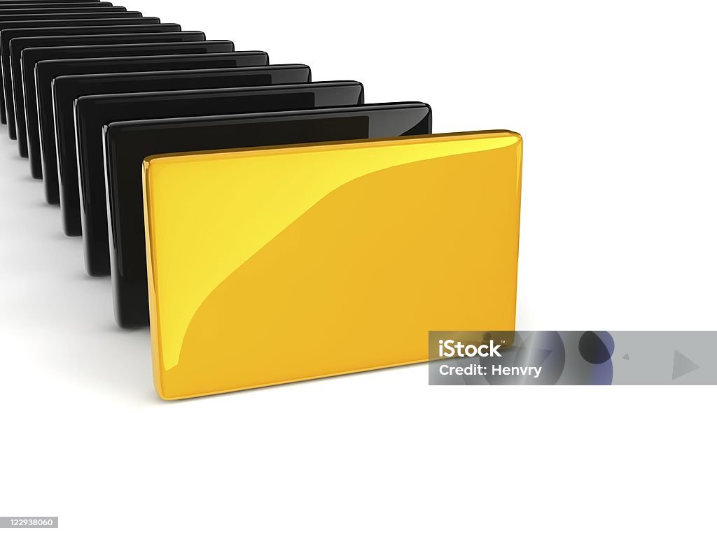 Gelbe Rechteck - Lizenzfrei Computergrafiken Stock-Foto