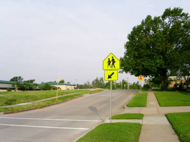 istock Children and Pedestrian Crossing Sign 122940760