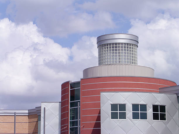 istock Central Park Hall, Tulsa-Modern Art Deco Building with Glass Dome 122944317