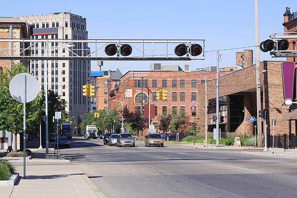 istock Kalamazoo, Michigan - Downtown 122953658