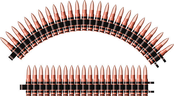Machinegun Belts Stock Illustration - Download Image Now - Ammunition,  Bandolier, Belt - iStock