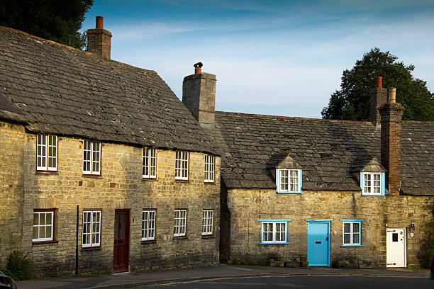 istock Old English street 122977856