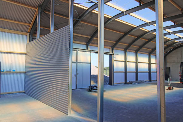 istock Commercial building, trade hall under construction 1229809272
