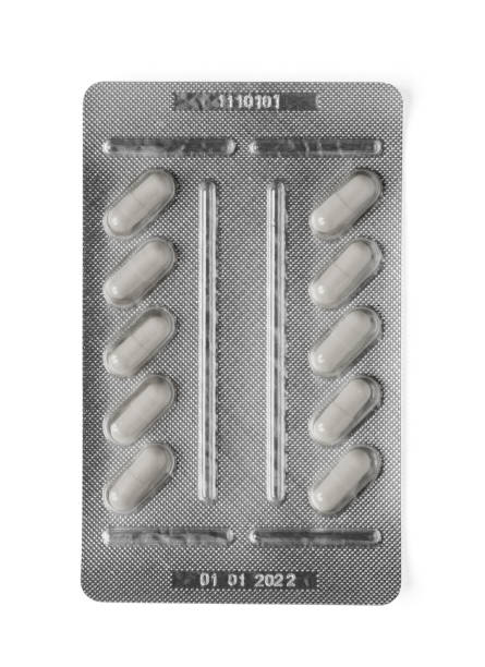 Pack of pills stock photo