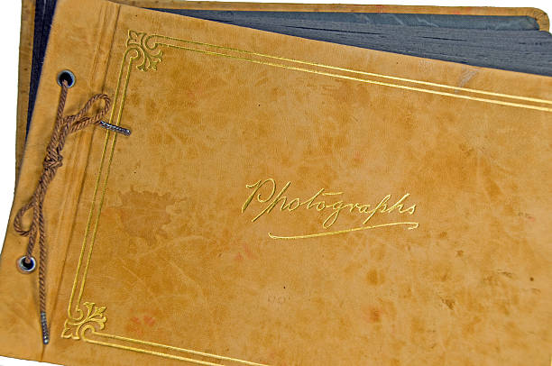 istock Retro Leather Photo Album 122988747