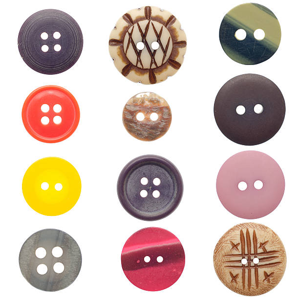 istock Set of sewing buttons 122993634