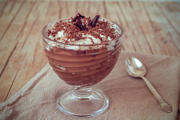 istock Chocolate ice cream in a bowl 1229950603