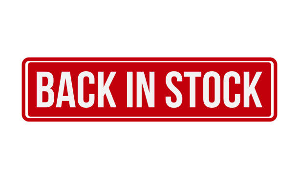 istock Back in stock Rubber Stamp. Red Back in stock Rubber Grunge Stamp Seal Vector Illustration - Vector 1229963695