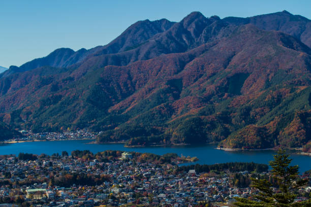 istock Kawaguchiko lake 1229967326