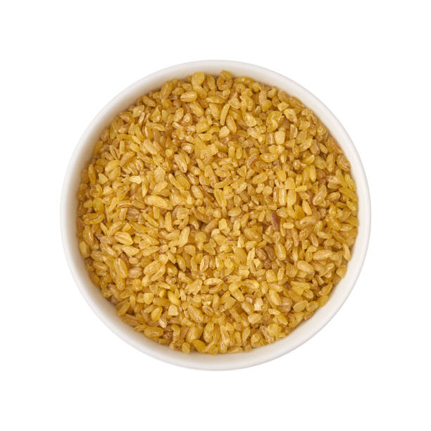 istock Grains, groats, flakes in a bowl top view 1230076996
