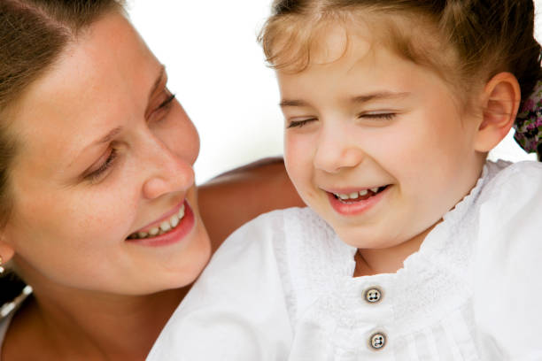 istock Mother and daughter having fun 123011696