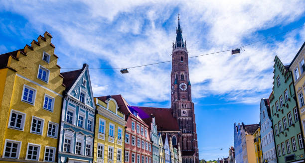 istock historic facades in Landshut - bavaria 1230159653