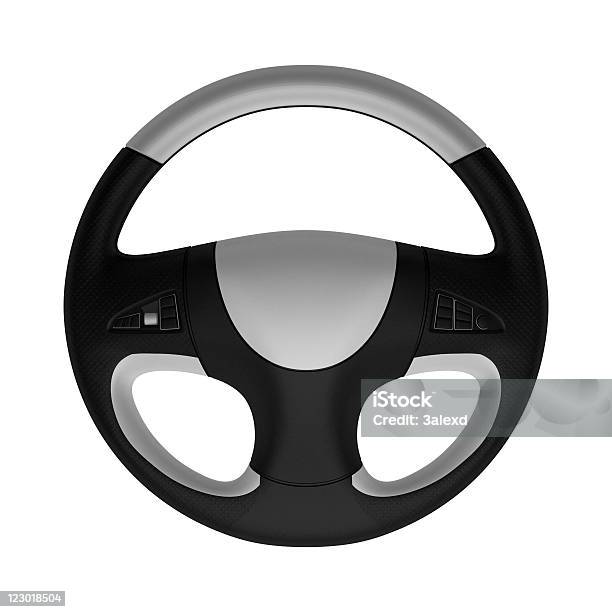 Steering Wheel Stock Photo - Download Image Now - Steering Wheel, Cut Out, White Background