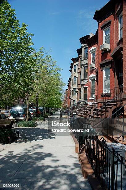 Brooklyn Street Scape Stock Photo - Download Image Now - Brooklyn - New York, Color Image, Direction