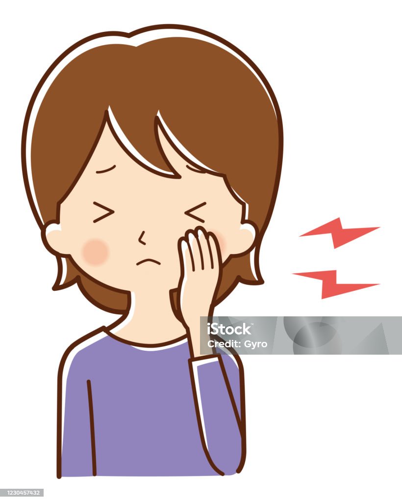 Toothache Picture Women With Toothache Stock Illustration - Download Image Now ...